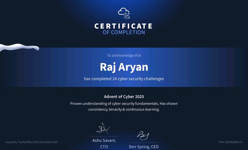 Certificate 1